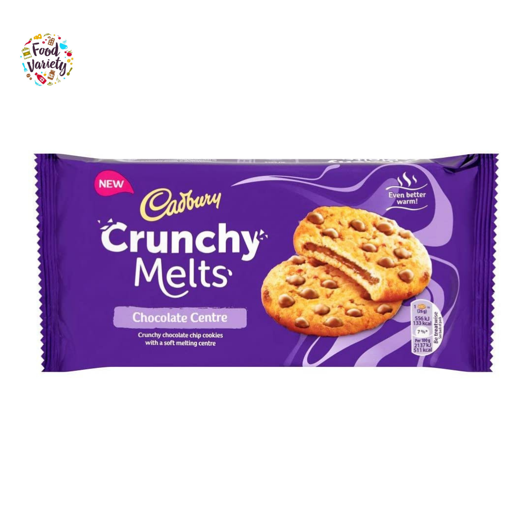 [BestBefore-28Sep2025] Cadbury Crunchy Melts Cookies with Chocolate Centre 156g