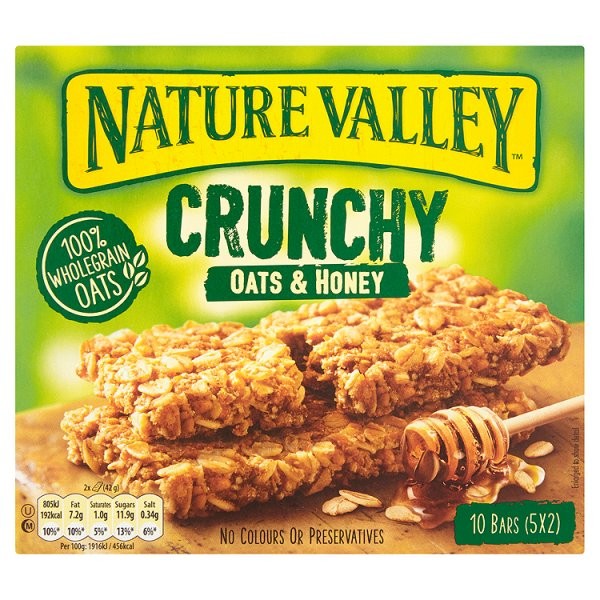 Nature Valley Crunchy Oats & Honey 210g (10 Bars)
