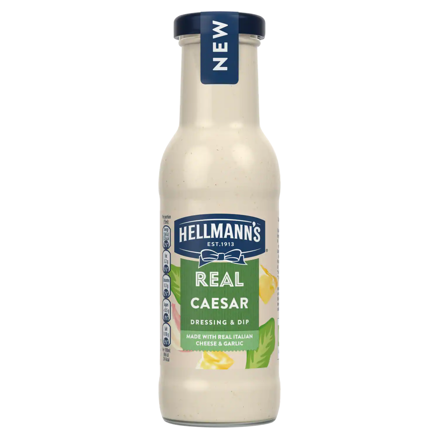 Hellmann’s Real Caesar Dressing & Dip 250ml เฮลมันน์ น้ำสลัดซีซาร์ 250ml