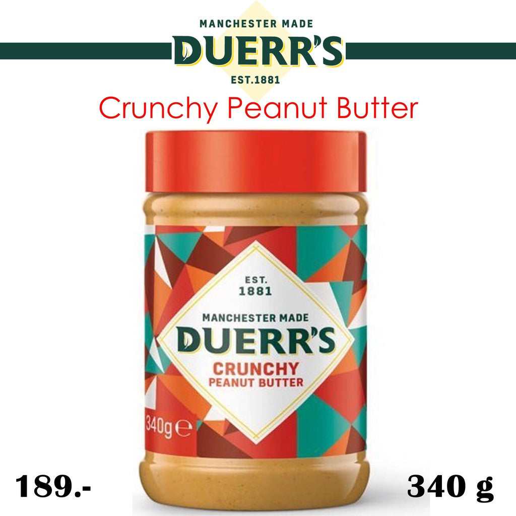[BestBefore-30Nov2025] Duerr's Crunchy Peanut Butter 340g