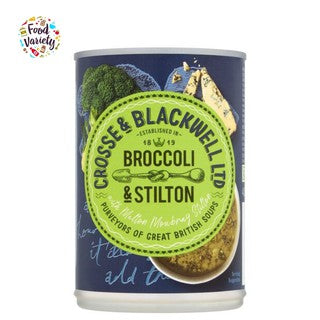 Crosse and Blackwell Broccoli and Stilton Soup 400g ครอส แอนด์ แบล็กเวล ซุปบล็อคโคลี่และสติลเทินชีส 400กรัม