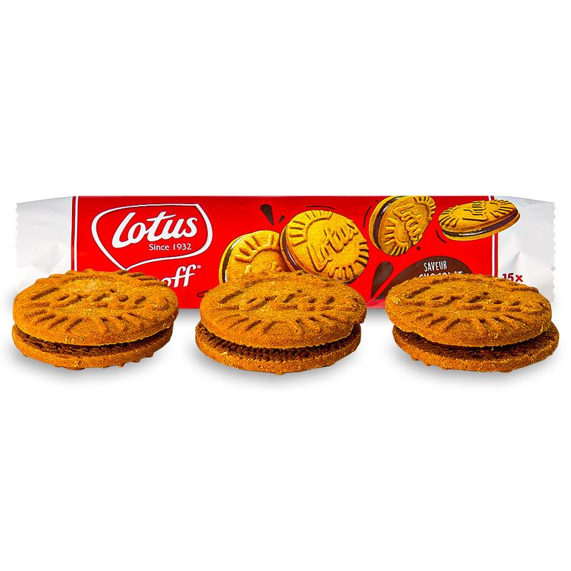 Lotus Biscoff Milk Chocolate Sandwich Biscuits 150g