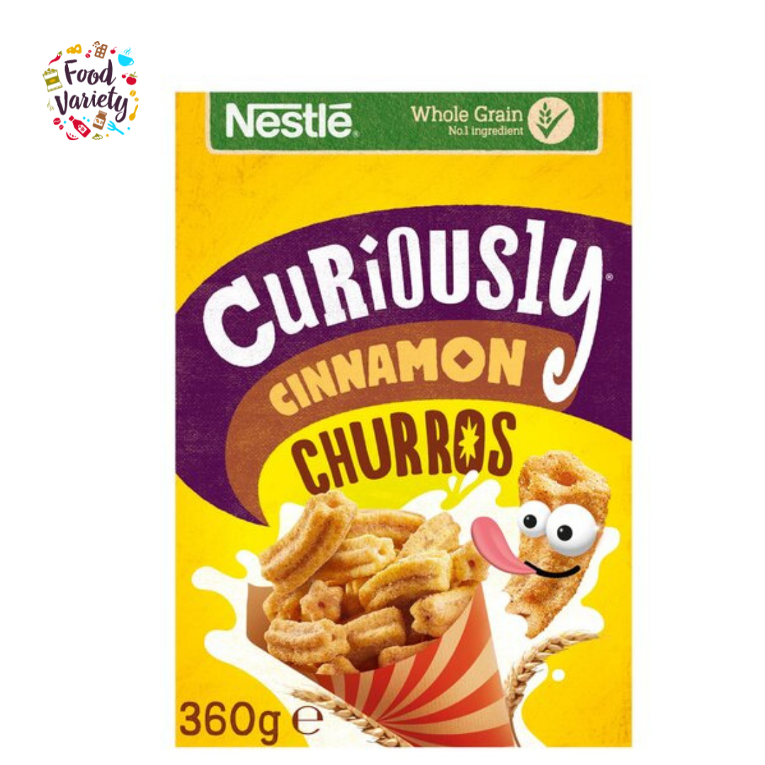 [Best Before 31-Oct-2024] Nestle Curiously Cinnamon Churros 360g เนสท์เล่ คิวเรียสลี่ ซินนามอน ชูโรส 360g