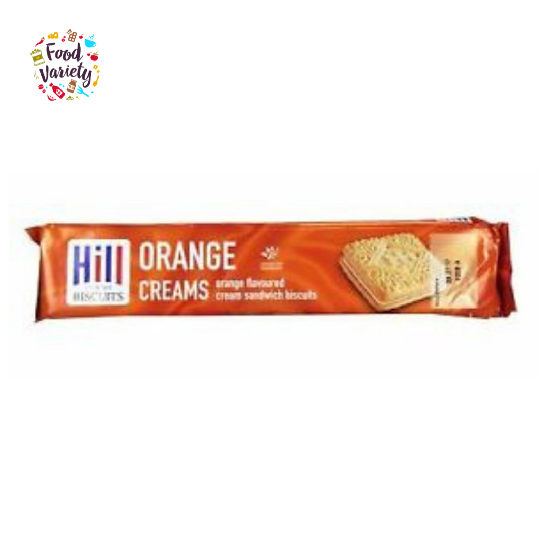 Hill Orange Creams Biscuits 150g ฮิล บิสกิต สอดไส้ครีมรสส้ม 150กรัม