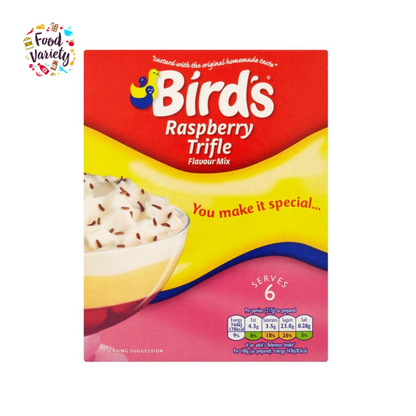 Bird's Trifle Kit Raspberry Flavour 141g เบิร์ดส ขนม ไทรเฟิล คิทรส ราสเบอร์รี่