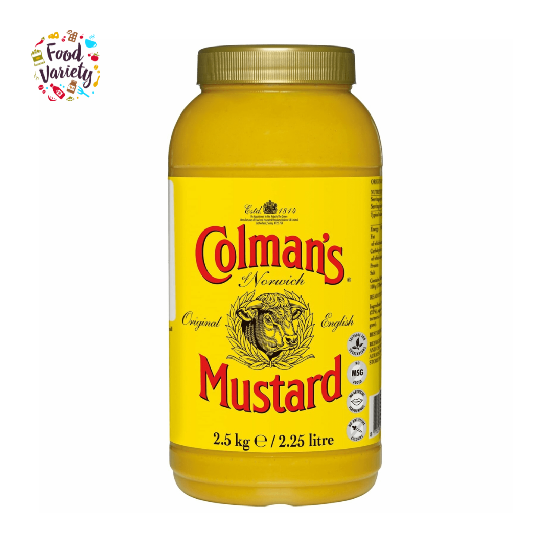 Colman’s Original English Mustard 2.4 kg โคลเเมนส์ ออริจินัล อิงลิช มัสตาร์ด 2.4 กิโลกรัม