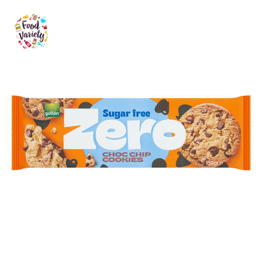 Gullon Zero Sugar Free Choc Chip Cookies 150g กัลลอนซีโร่ น้ำตาล ฟรี คุกกี้ช็อกโกแลตชิป 150g