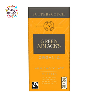 Green & Black's Organic Butterscotch 90g