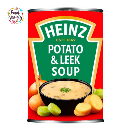 Heinz Potato and Leek Soup 400g ไฮนซ์ ซุปมันฝรั่งผสมกระเทียมหอมพร้อมบริโภค 400g