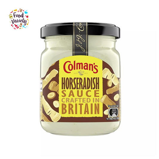 Colman’s Horseradish Sauce 136g โคลเเมนส์ ฮอรส์เรดิชซอส จากประเทศอังกฤษ 136g