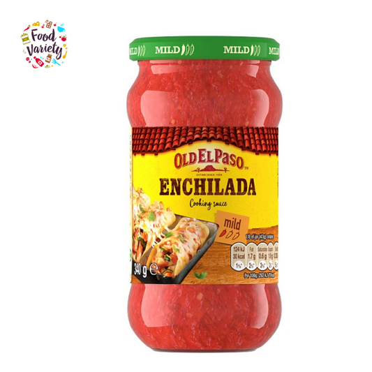 Old El Paso Enchilada Cooking Sauce 340g  โอลดเอลปาโซ เอ็นชิลาด้า ซอสปรุงอาหาร 340g