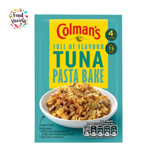 Colman's Tuna Pasta Bake Sauce Mix 44g โคลแมนส์ ซอสผงสำหรับทำพาสต้าทูน่าอบ 44g