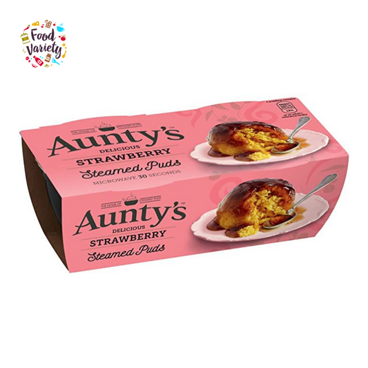 Aunty’s Steamed Puds Strawberry 2x95g