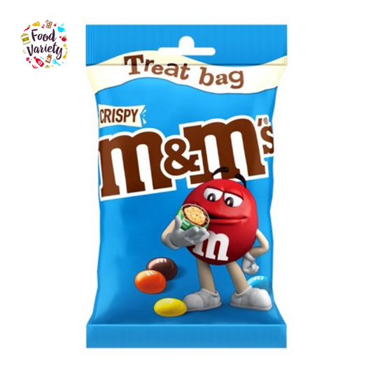 M&M's Crispy Treat Bag 77g	เอ็ม แอน เอ็ม ข้าวพองเคลือบช็อกโกแลตนม แบบถุง 77กรัม