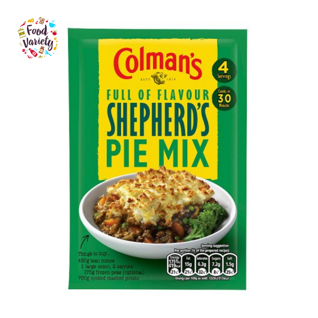 Colman's Shepherd's Pie Mix 50g โคลแมนส์ ซอสแห้งสำหรับทำ เชฟเพิร์ดพาย