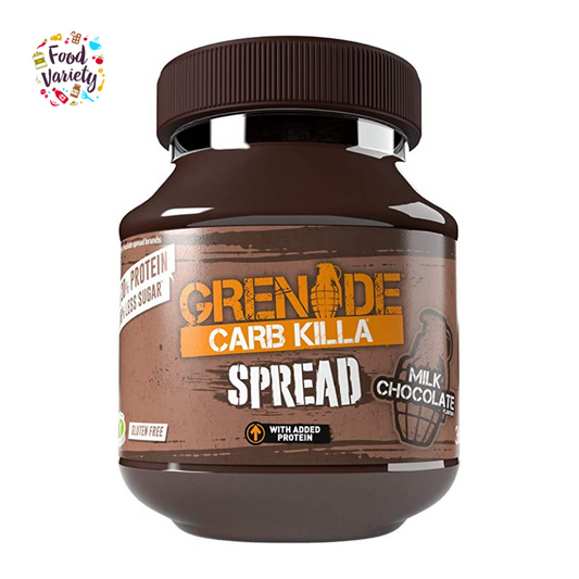 Grenade High Protein Milk Chocolate Spread 360g ช็อกโกแลตทาขนมปังผสมเวย์โปรตีน 360g