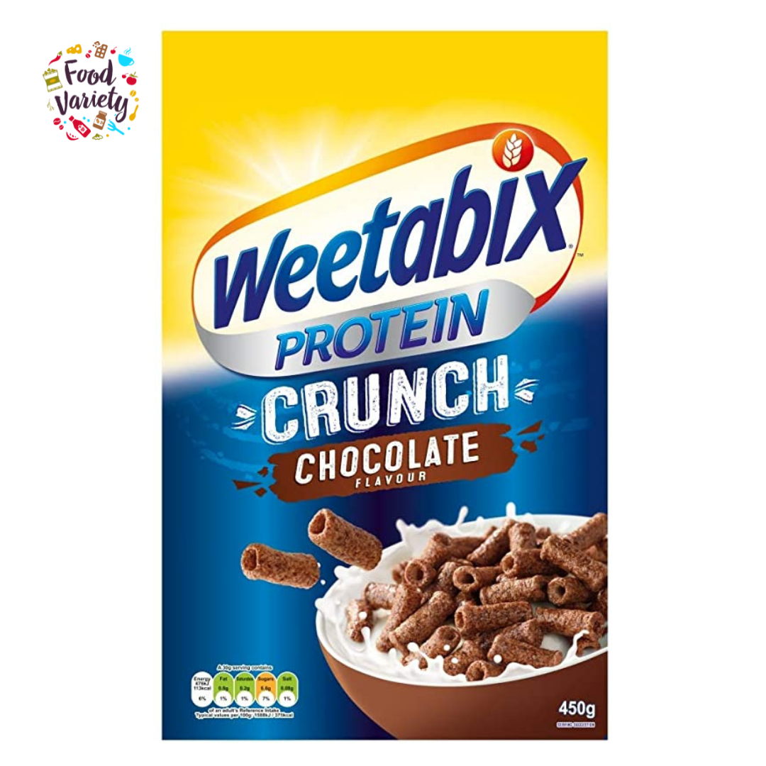 Weetabix Protein Crunch Chocolate 450g วีทาบิ๊ก โปรตีนกรุบกรอบ รสช็อกโกแลต 450 กรัม