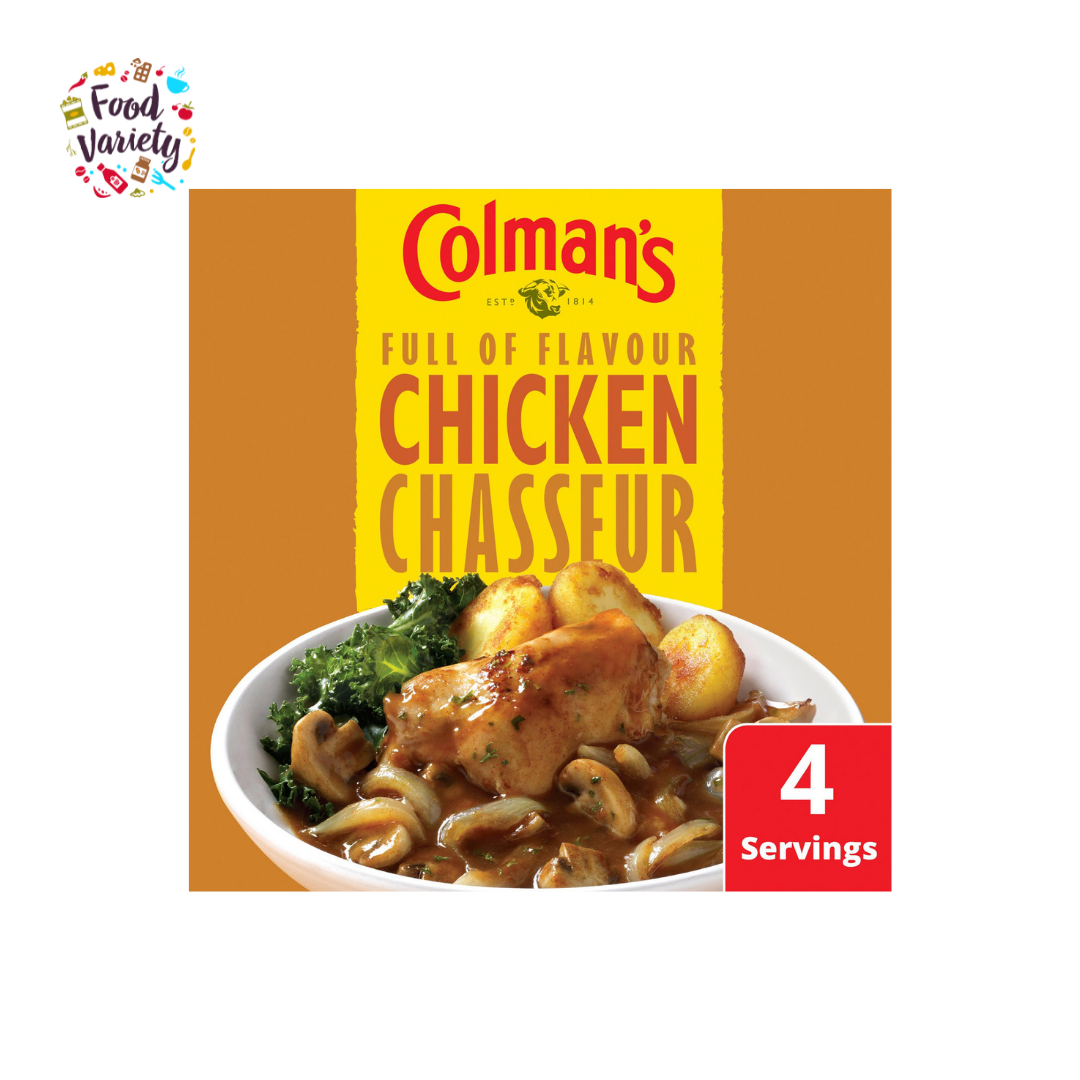 Colman's Chicken Chasseur Sauce Mix 43g โคลแมนส์ ซอสผงสำหรับทำไก่เชสเสอร์ 43g