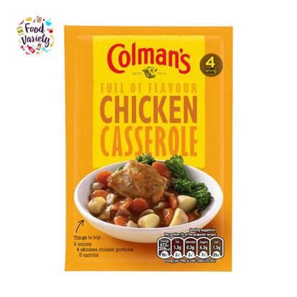 Colman's Chicken Casserole Sauce Mix 40g โคลแมนส์ ผงซอสสำหรับทำไก่คาสโรล