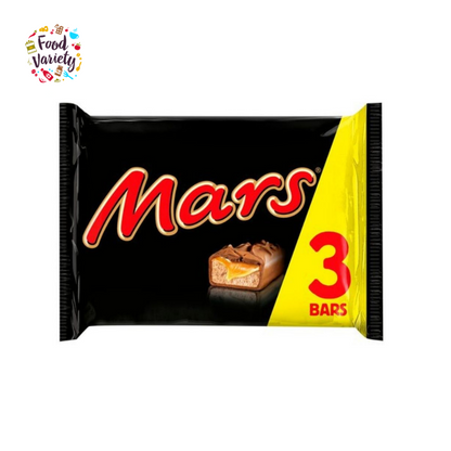 Mars Chocolate Bar Multipack 3 Pack 118.2g มาร์ส ช็อกโกแลต 3แท่ง 118.2กรัม