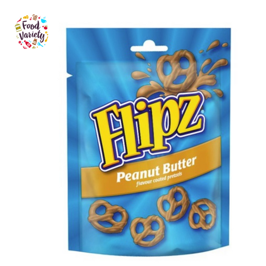 [BestBefore-20Sep2025] Flipz Peanut Butter Flavour Coated Pretzels 90g