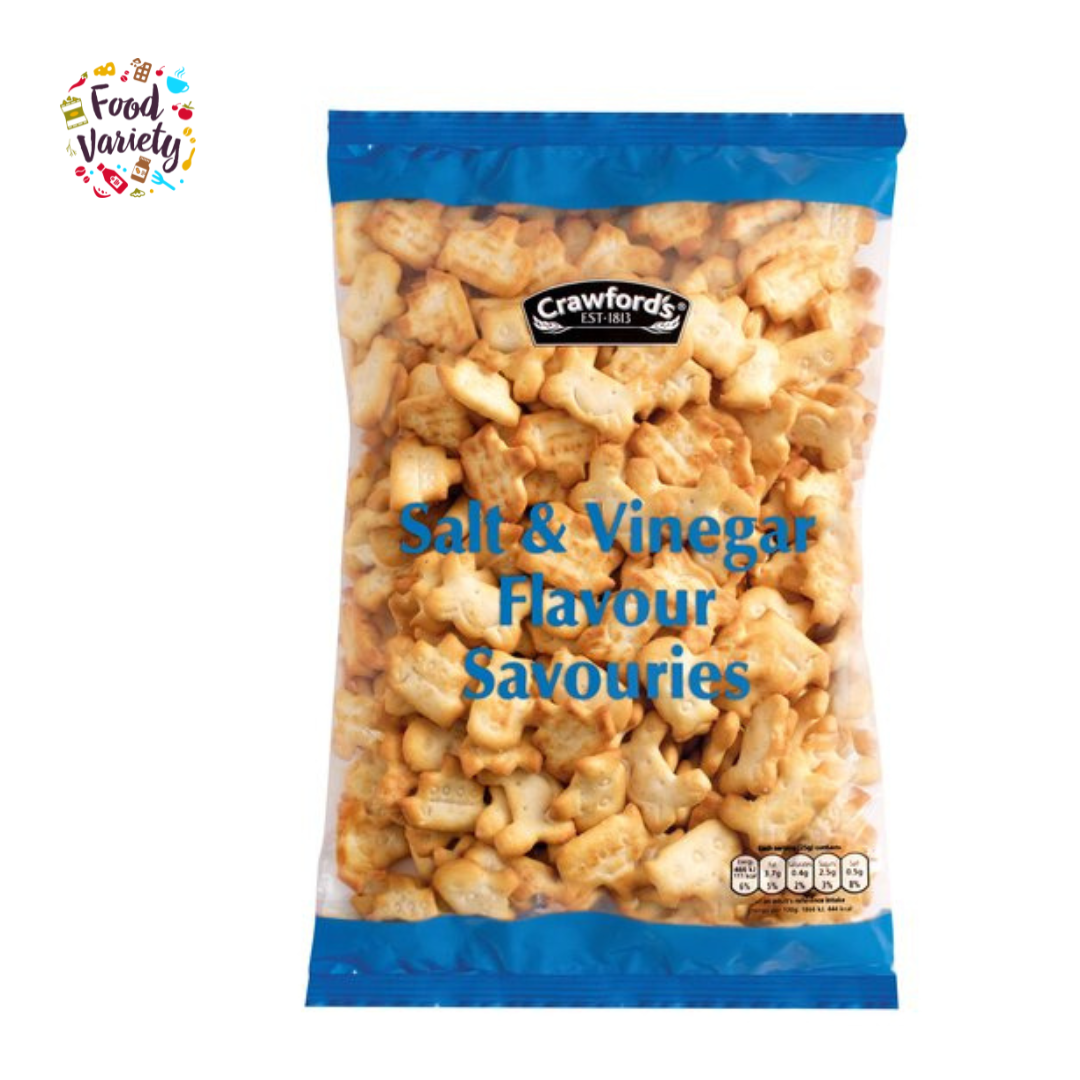 [Best Before 29-Apr-2023] Crawford’s Salt & Vinegar Flavour Savouries 250g ครอว์ฟอร์ด รสเกลือและน้ำส้มสายชู 250g