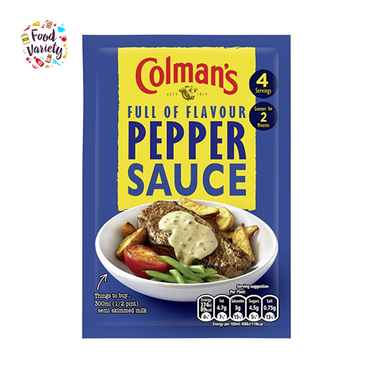 Colman's Pepper Sauce Mix 40g โคลแมนส์ ซอสพริกไทยผง