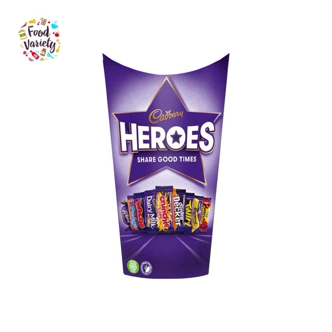 Cadbury Heroes Chocolate Carton 290g แคดเบอรี ช็อกโกแลตนม ฮีโร่ 290 กรัม