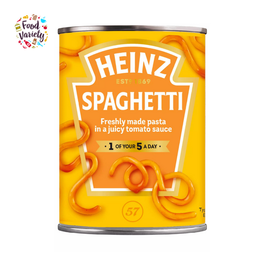 Heinz Spaghetti in Tomato Sauce 400g ไฮนซ์ สปาเก็ตตี้ในซอสมะเขือเทศ 400กรัม