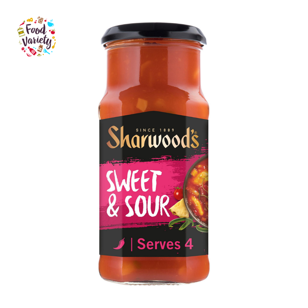 Sharwood’s Sweet & Sour Cooking Sauce 425g ชาร์วูดส์ ซอสปรุงรสเปรี้ยวหวาน 425 กรัม