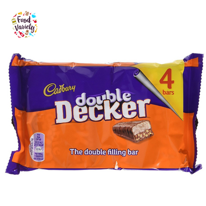 Cadbury Double Decker 4x37.3g แคดเบอรี่ ดับเบิ้ลเดคเกอร์ 4x37.3g