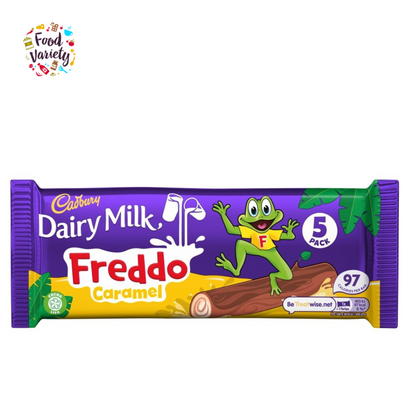 Cadbury Dairy Milk Freddo Caramel 5 pack 97.5g แคดเบอรี่ แดรี่ มิลค์ เฟรดโด คาราเมล5 pack 97.5g