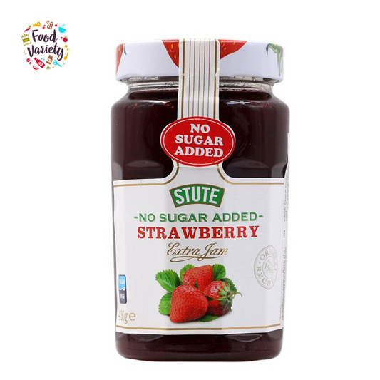 Stute No Added Sugar Strawberry Extra Jam 430g
