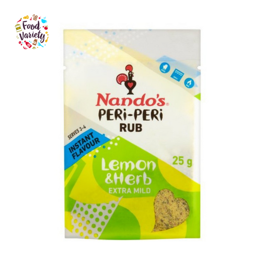 Nandos Peri Peri Extra Mild Lemon & Herb Dry Rub 25g