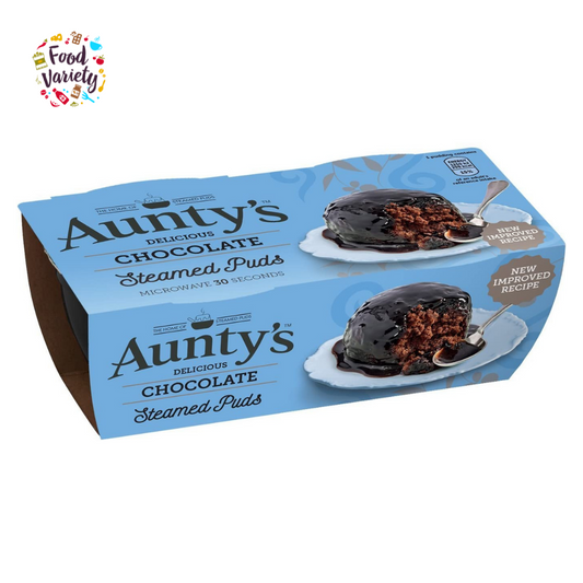 Aunty’s Steamed Puds Chocolate 2x95g อันตีส์สตรีมพุดส์ช็อคโกแลต 2x95กรัม