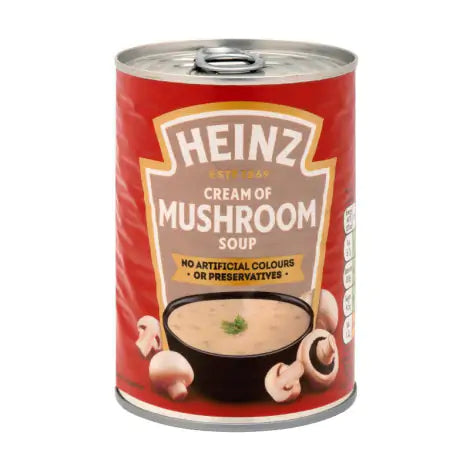 Heinz Cream of Mushroom Soup 400g ไฮนซ์ ซุปครีมเห็ดพร้อมบริโภค 400g