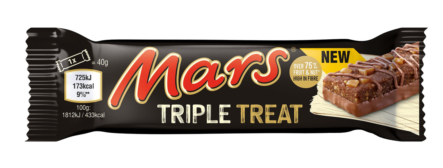 Mars Triple Treat Fruit Nut & Chocolate Bar[4 x 32g] 128g