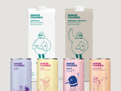 Minor Figures Organic Barista Oat Milk 1L ไมเนอร์ ฟิกเกอร์ ออร์แกนิค บาริสต้า โอ๊ต มิลค์ 1L