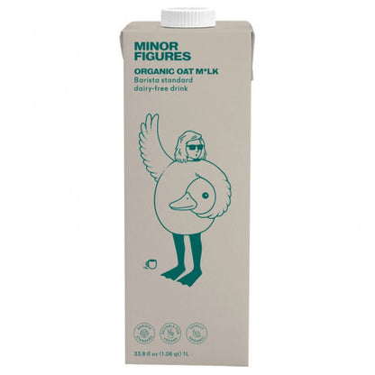 Minor Figures Organic Barista Oat Milk 1L ไมเนอร์ ฟิกเกอร์ ออร์แกนิค บาริสต้า โอ๊ต มิลค์ 1L