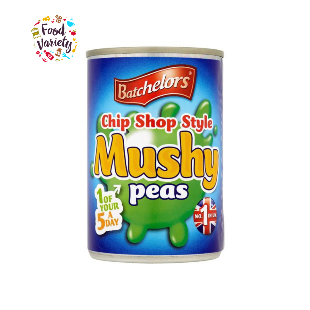 Batchelors Chip Shop Style Mushy Peas 3kg แบทเชเลอร์ ถั่วลันเตาบด 3กล.