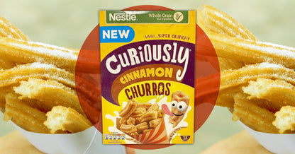 [Best Before 31-Oct-2024] Nestle Curiously Cinnamon Churros 360g เนสท์เล่ คิวเรียสลี่ ซินนามอน ชูโรส 360g