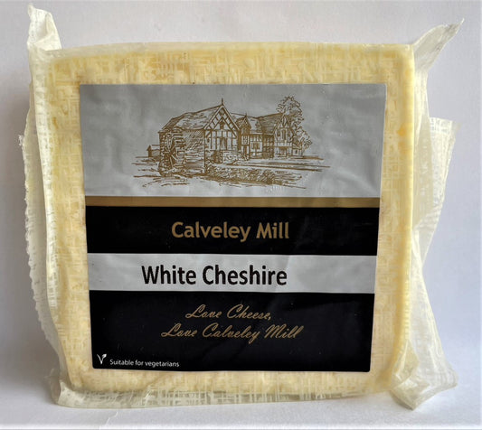 Calveley Mill White Cheshire Cheese 200G คาลเวลีย์ มิลล์ ไวท์ เชรดเช่อร์ ชีส 200 กรัม