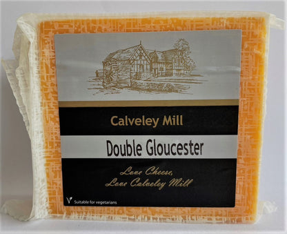 Calveley Mill Double Gloucester Cheese 200G คาลเวลีย์ มิลล์ ดับเบิ้ล กลอสเตอร์ ชีส 200 กรัม