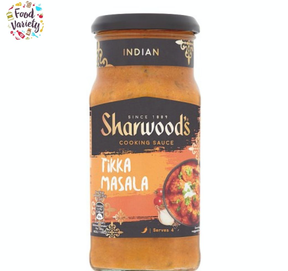 Sharwood's Indian Cooking Sauce for Tikka Masala 420g ซอสสำหรับทำอาหารอินเดียติ๊กก้ามาซาลา