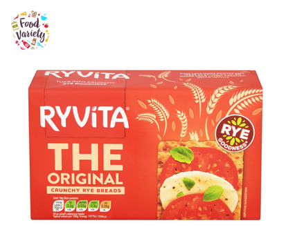 Ryvita the Original Crunchy Rye Breads 200g ไรย์วิต้า ขนมปังอบกรอบชนิดแผ่น รสออริจินัล 250 กรัม