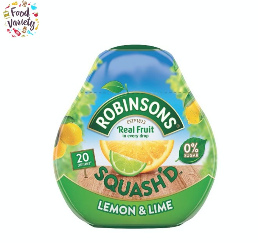 Robinsons Real Fruit Squash'd Lemon & Lime 66ml โรบินสันส์ เรียลฟรุต สควอช เลมอนแอนด์ไลม์ 66มิลลิลิตร