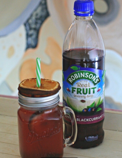 Robinsons Real Fruit - Apple and Blackcurrant 1L โรบินสันส์ เรียลฟรุต แอปเปิ้ลและแบล็คเคอแรนท์ 1ลิตร