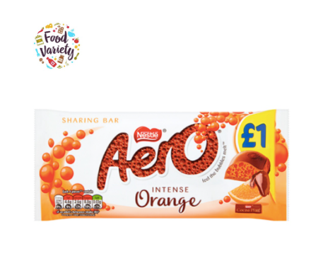 Nestle AERO Orange Chocolate Sharing Bar 90g