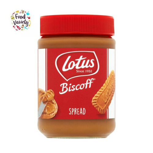 Lotus Biscoff Caramelised Smooth Bread Spread 400g  โลตัสบิสคอฟสเปรดสมูท  แยมบิสกิตบิสคอฟทาขนมปัง 400g