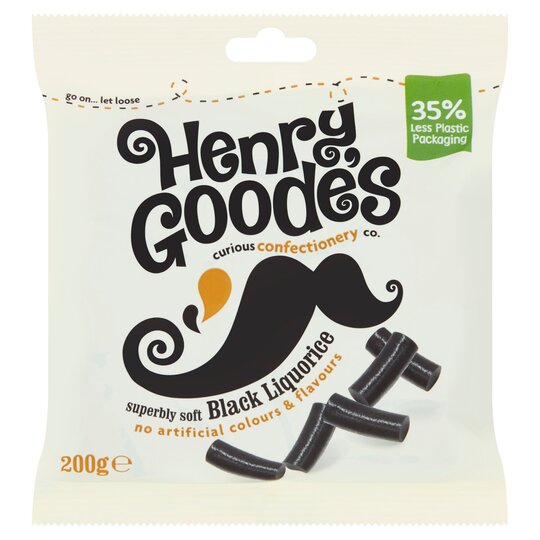 Henry Goodes Soft Eating Liquorice 200g เฮนรี่ กู๊ดส์ ชะเอมเทศ 200 กรัม